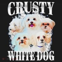 Crusty White Dog Funny For Visor thumb 3