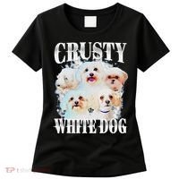 Crusty White Dog Funny For Women's T-Shirt thumb 0