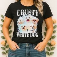 Crusty White Dog Funny For Women's T-Shirt thumb 2