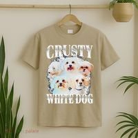 Crusty White Dog Funny For T-Shirt thumb 2