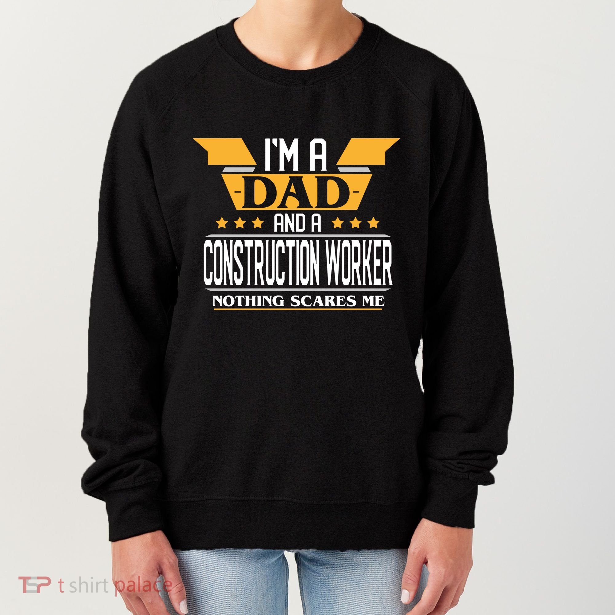 Construction Worker Dad Gift For Fathers Day Women's Sweatshirt