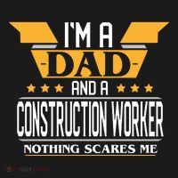 Construction Worker Dad Gift For Fathers Day Hoodie thumb 2