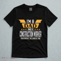 Construction Worker Dad Gift For Fathers Day T-Shirt thumb 5