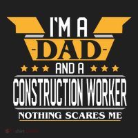 Construction Worker Dad Gift For Fathers Day Hat thumb 2