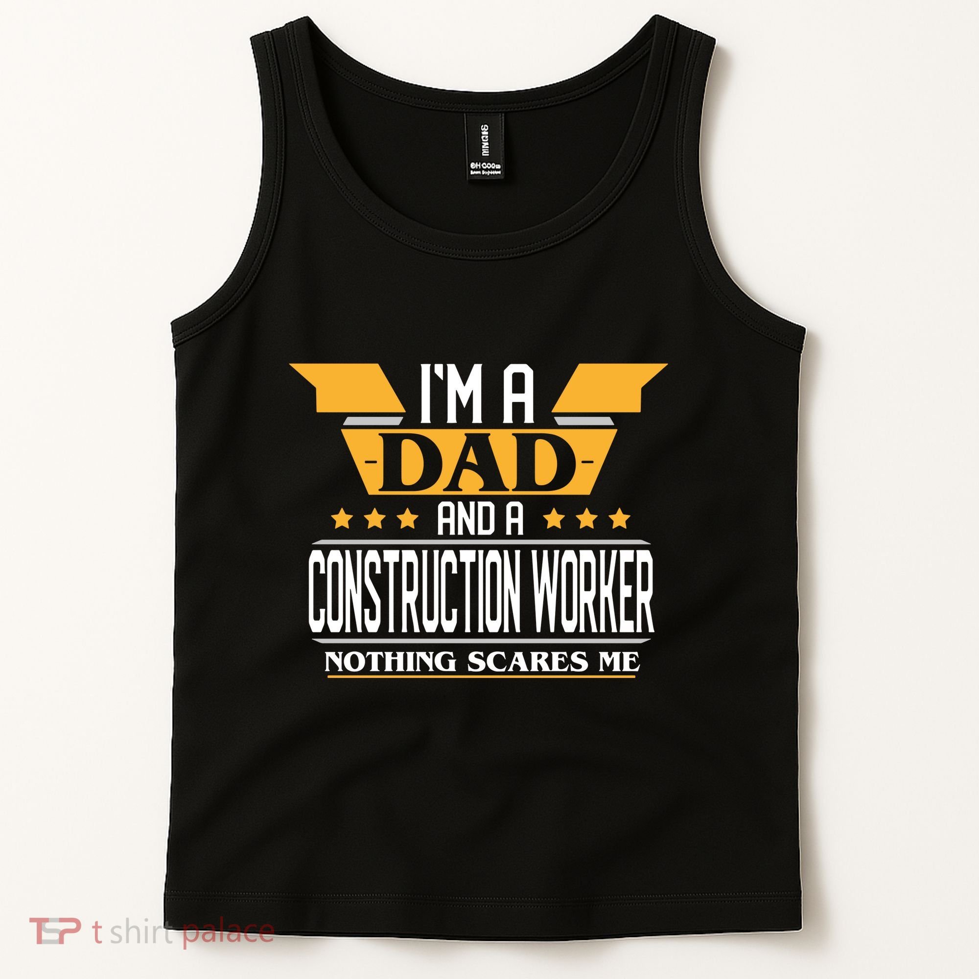 Construction Worker Dad Gift For Fathers Day Tank Top