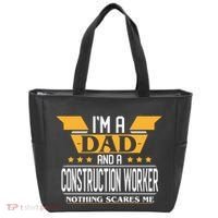 Construction Worker Dad Gift For Fathers Day Tote Bag thumb 0