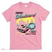 Cruisin Woodward Detroit To Pontiac 2024 Yellow Version T-Shirt thumb 0