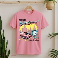 Cruisin Woodward Detroit To Pontiac 2024 Yellow Version T-Shirt thumb 2
