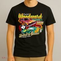 Cruisin Woodward Detroit To Pontiac 2025 T-Shirt thumb 3