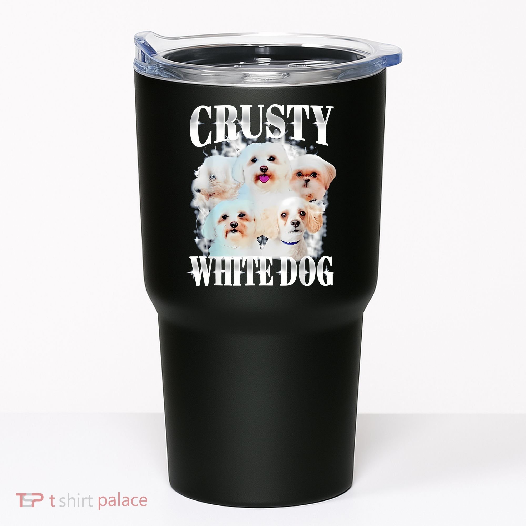 Crusty White Dog Funny For Women Tumbler
