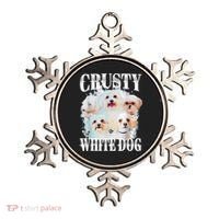 Crusty White Dog Funny For Women Ornament thumb 0