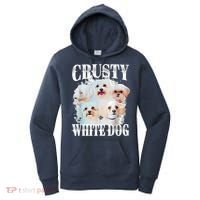 Crusty White Dog Funny For Women Women's Hoodie thumb 0