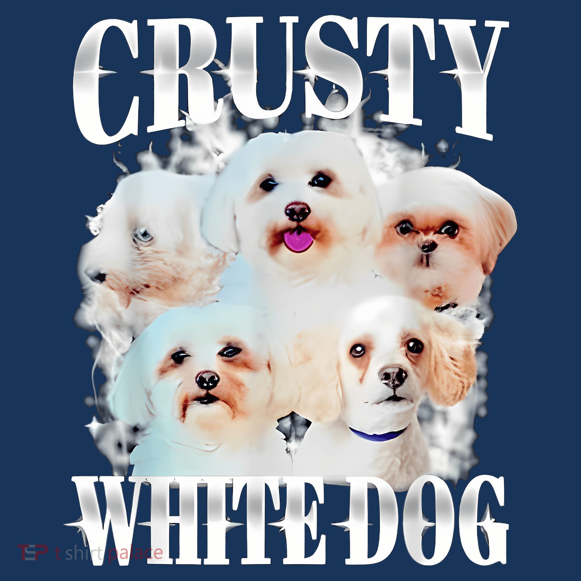 Crusty White Dog Funny For Women Women's Tank Top