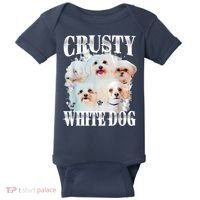 Crusty White Dog Funny For Women Baby Bodysuit thumb 0