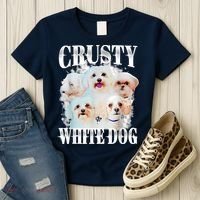 Crusty White Dog Funny For Women Women's T-Shirt thumb 3