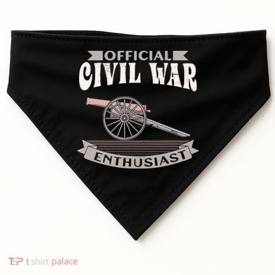 Civil War Enthusiast American Lover US Reenactor USA-Made Doggie Bandana