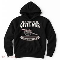Civil War Enthusiast American Lover US Reenactor Hoodie thumb 0