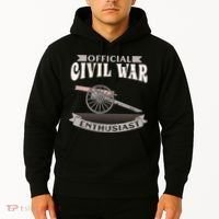Civil War Enthusiast American Lover US Reenactor Hoodie thumb 2