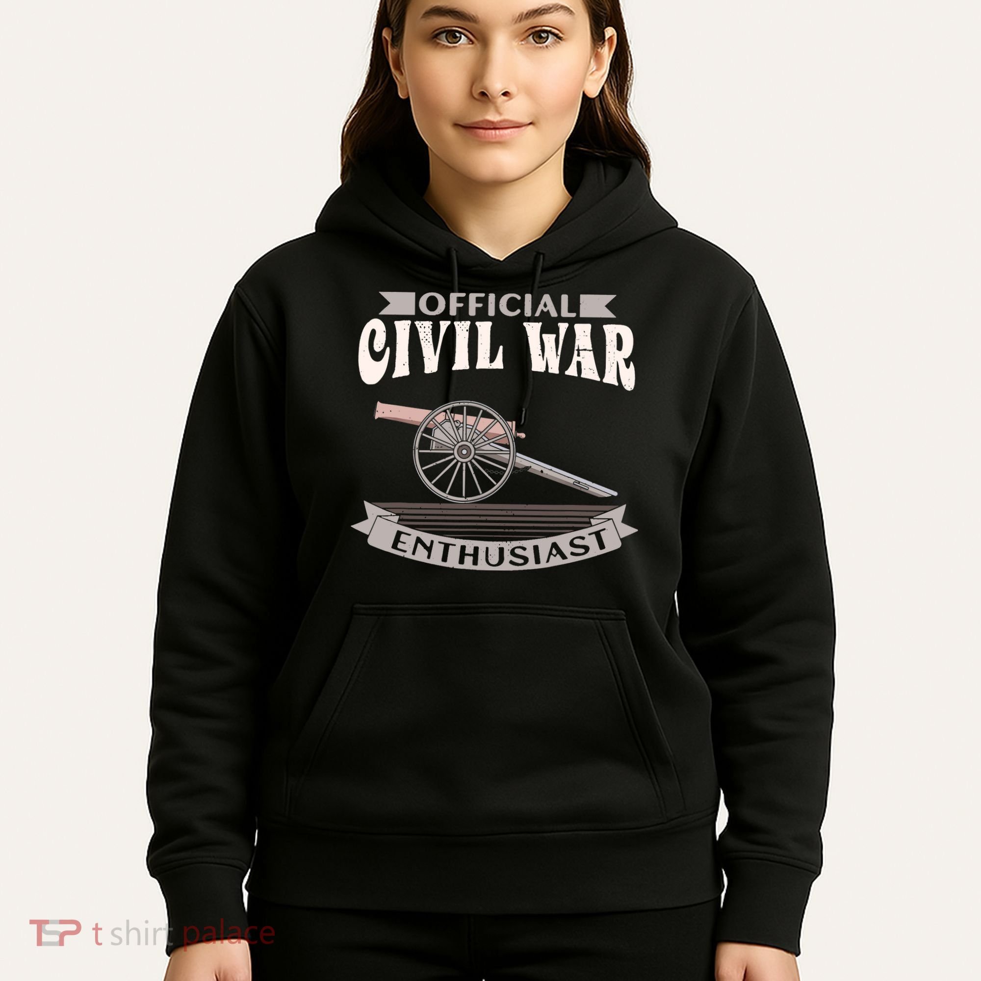 Civil War Enthusiast American Lover US Reenactor Hoodie
