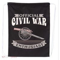 Civil War Enthusiast American Lover US Reenactor Drawstring Bag thumb 0