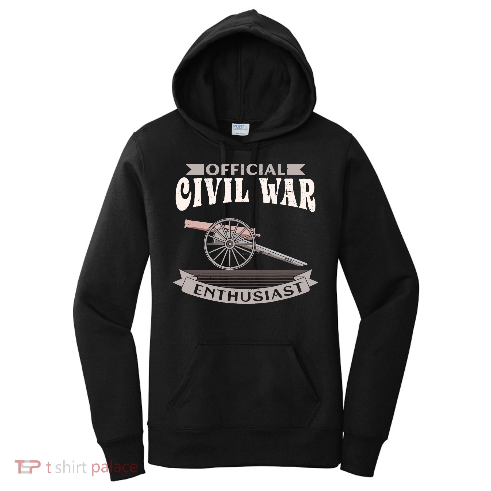 Civil War Enthusiast American Lover US Reenactor Women's Hoodie