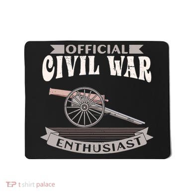 Civil War Enthusiast American Lover US Reenactor Mousepad
