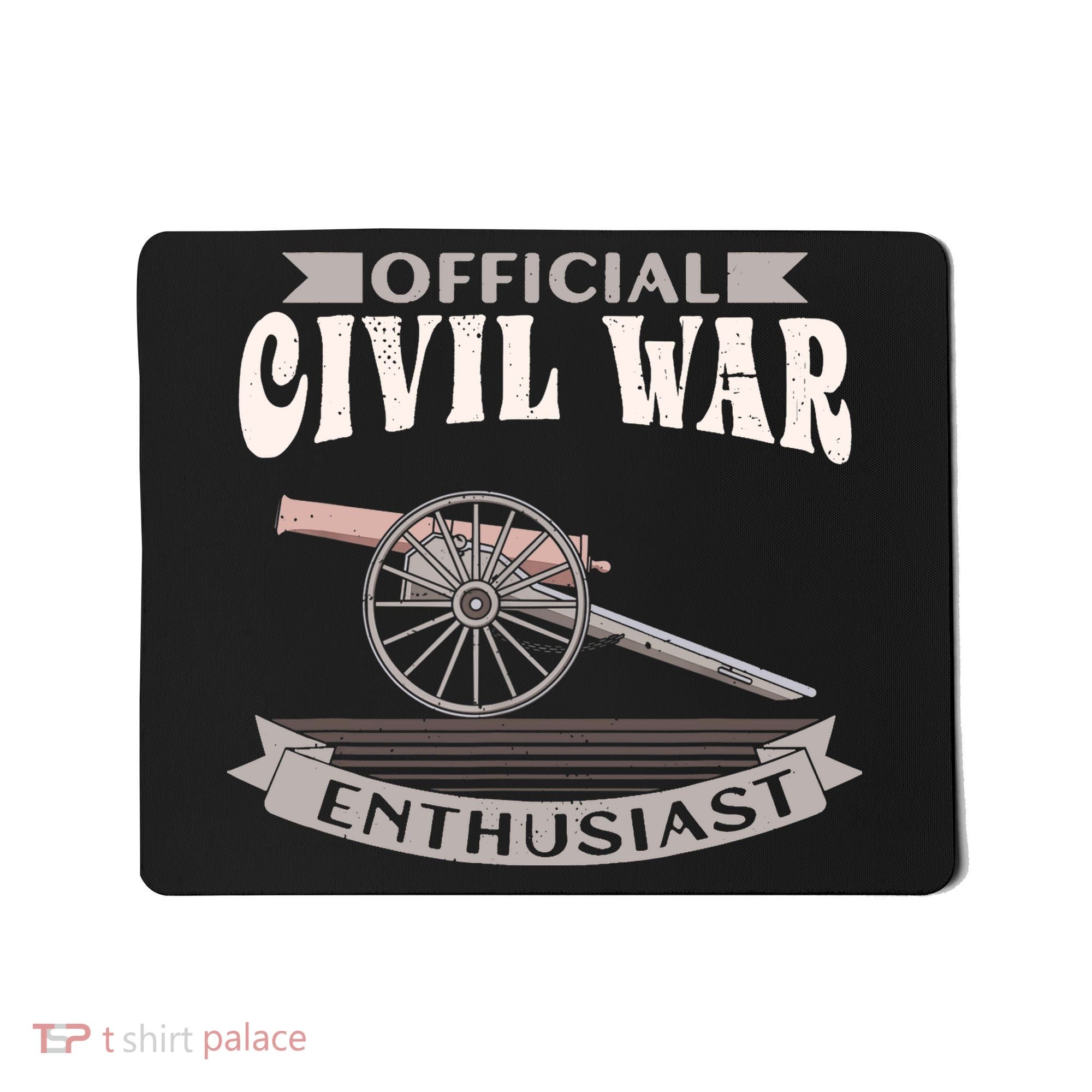 Civil War Enthusiast American Lover US Reenactor Mousepad