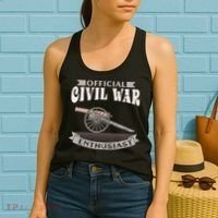 Civil War Enthusiast American Lover US Reenactor Women's Tank Top thumb 2