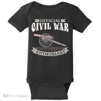 Civil War Enthusiast American Lover US Reenactor Baby Bodysuit thumb 0