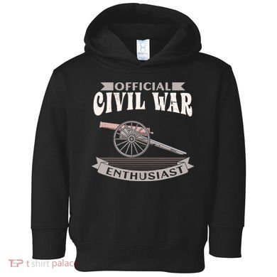 Civil War Enthusiast American Lover US Reenactor Toddler Hoodie
