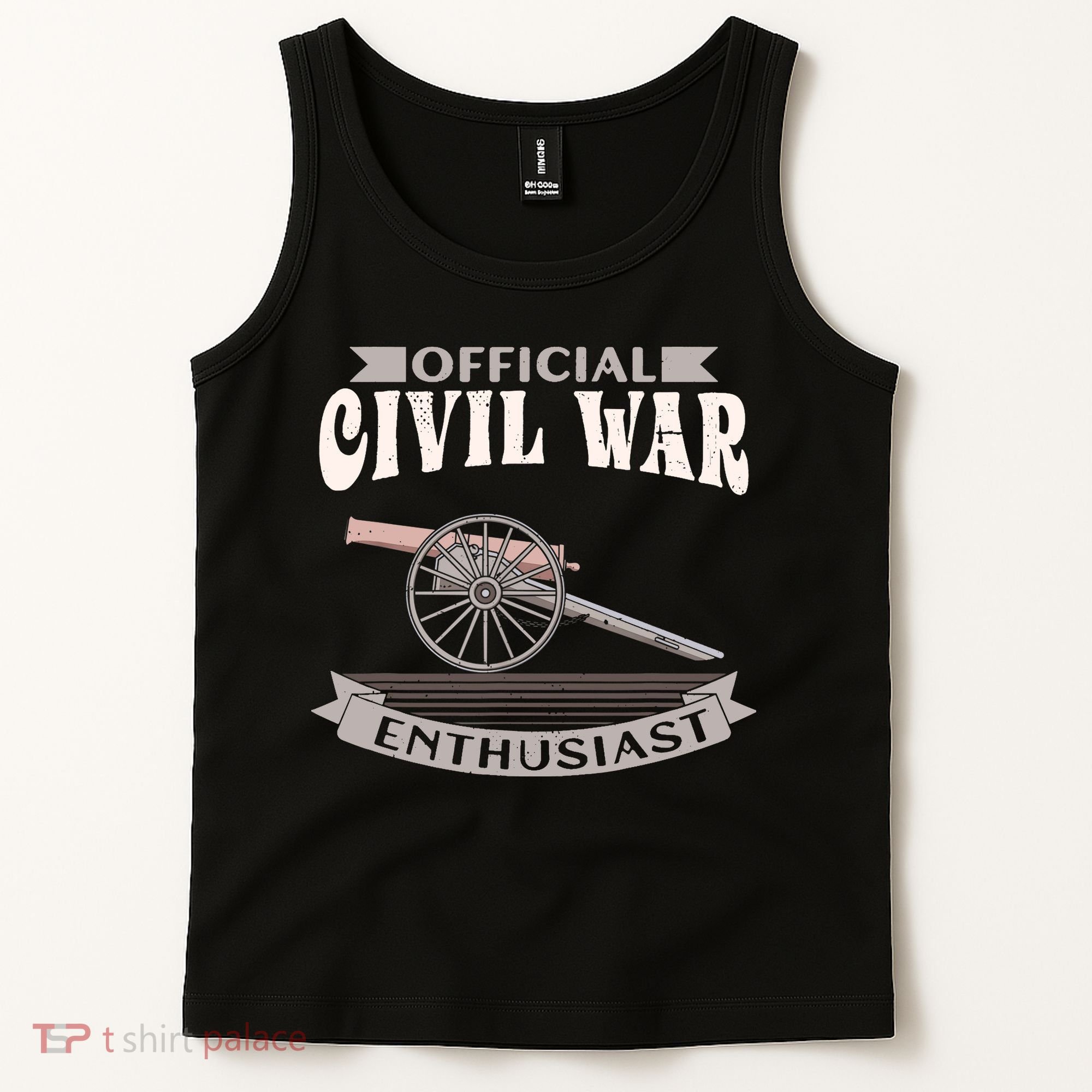 Civil War Enthusiast American Lover US Reenactor Tank Top