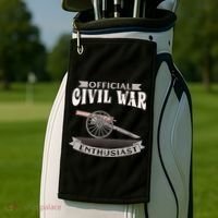 Civil War Enthusiast American Lover US Reenactor Golf Towel thumb 2