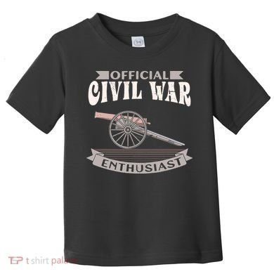 Civil War Enthusiast American Lover US Reenactor Toddler T-Shirt