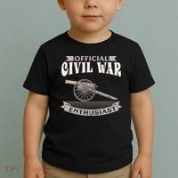 Civil War Enthusiast American Lover US Reenactor Toddler T-Shirt thumb 2