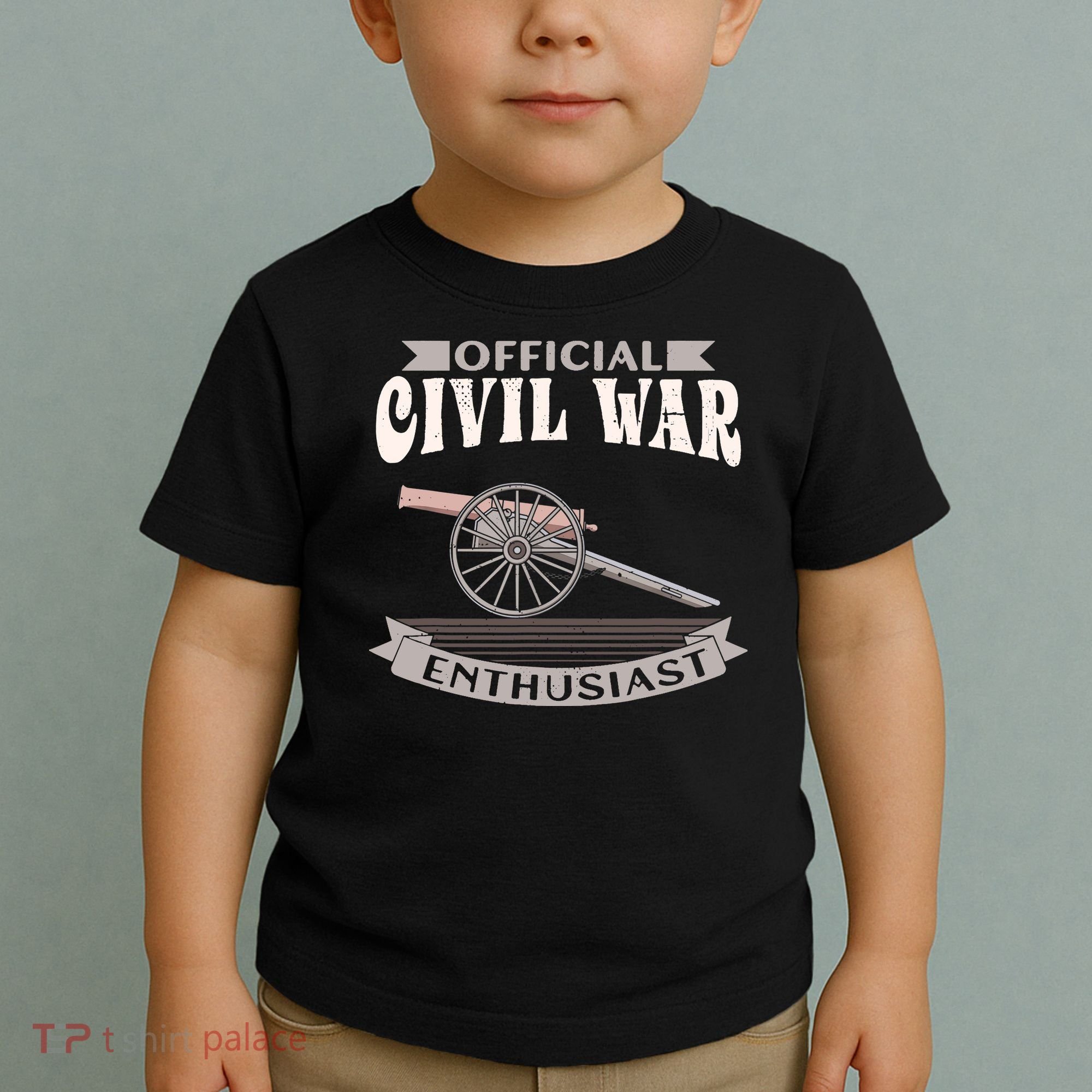 Civil War Enthusiast American Lover US Reenactor Toddler T-Shirt