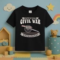Civil War Enthusiast American Lover US Reenactor Toddler T-Shirt thumb 3