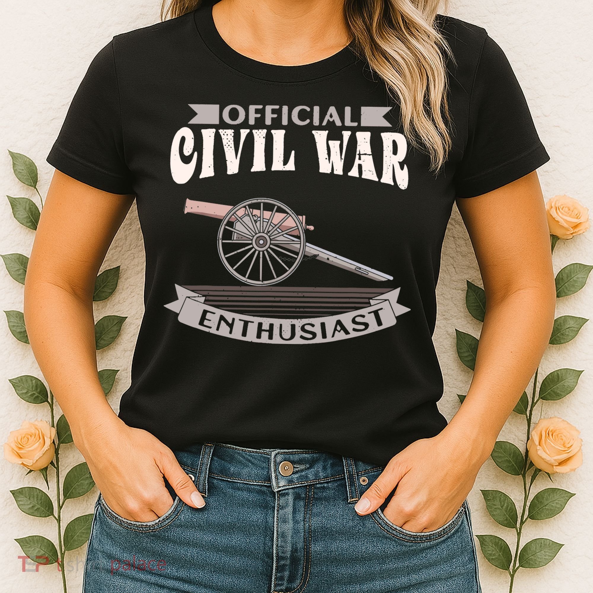 Civil War Enthusiast American Lover US Reenactor Women's T-Shirt