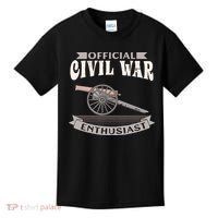 Civil War Enthusiast American Lover US Reenactor Kids T-Shirt thumb 0