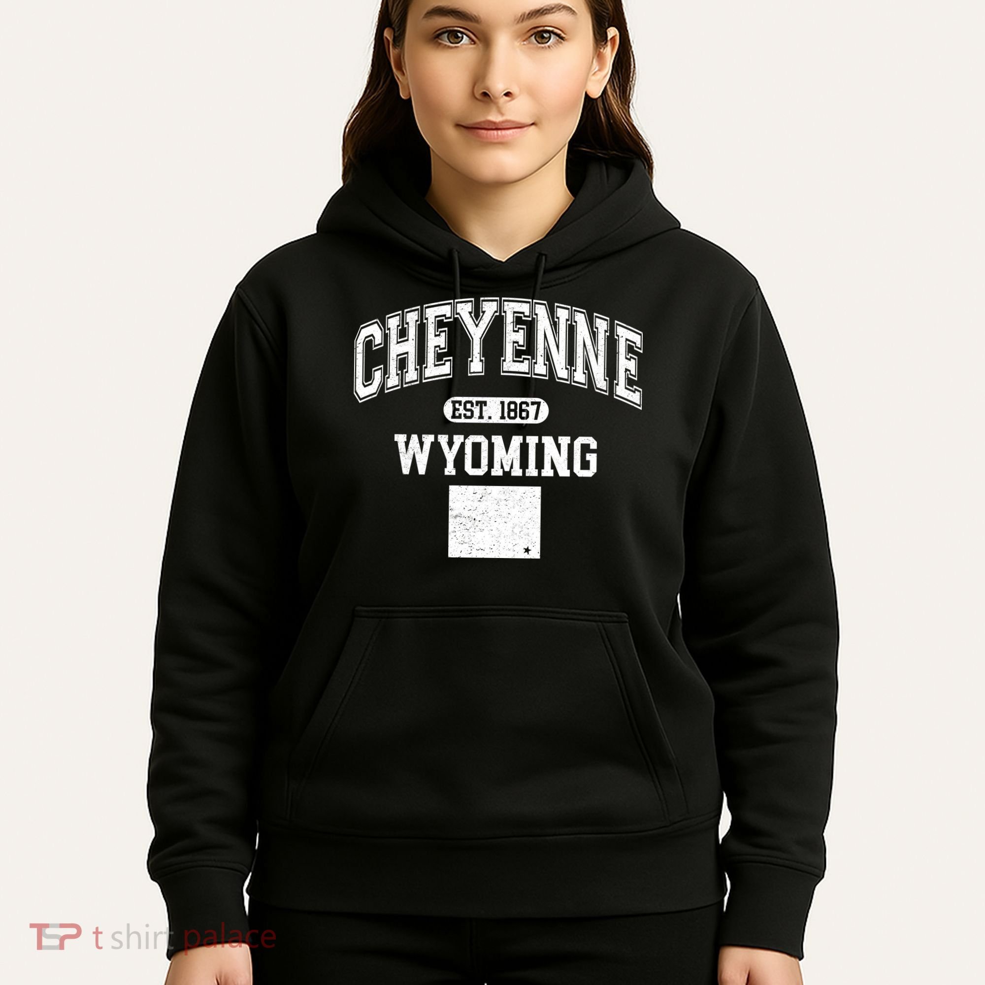 Cheyenne Wyoming Est 1867 Varsity Hoodie