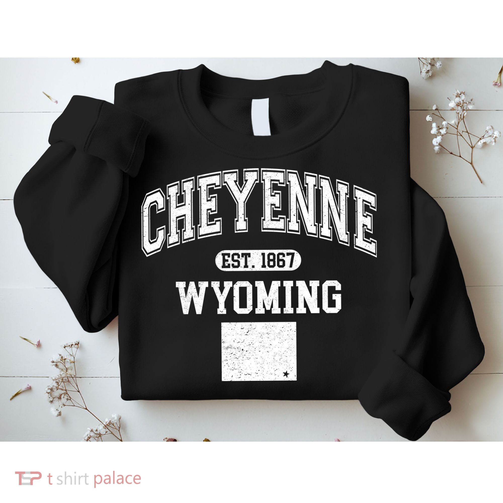 Cheyenne Wyoming Est 1867 Varsity Sweatshirt