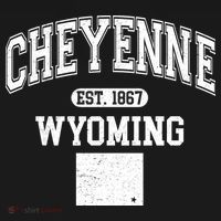 Cheyenne Wyoming Est 1867 Varsity Button thumb 1