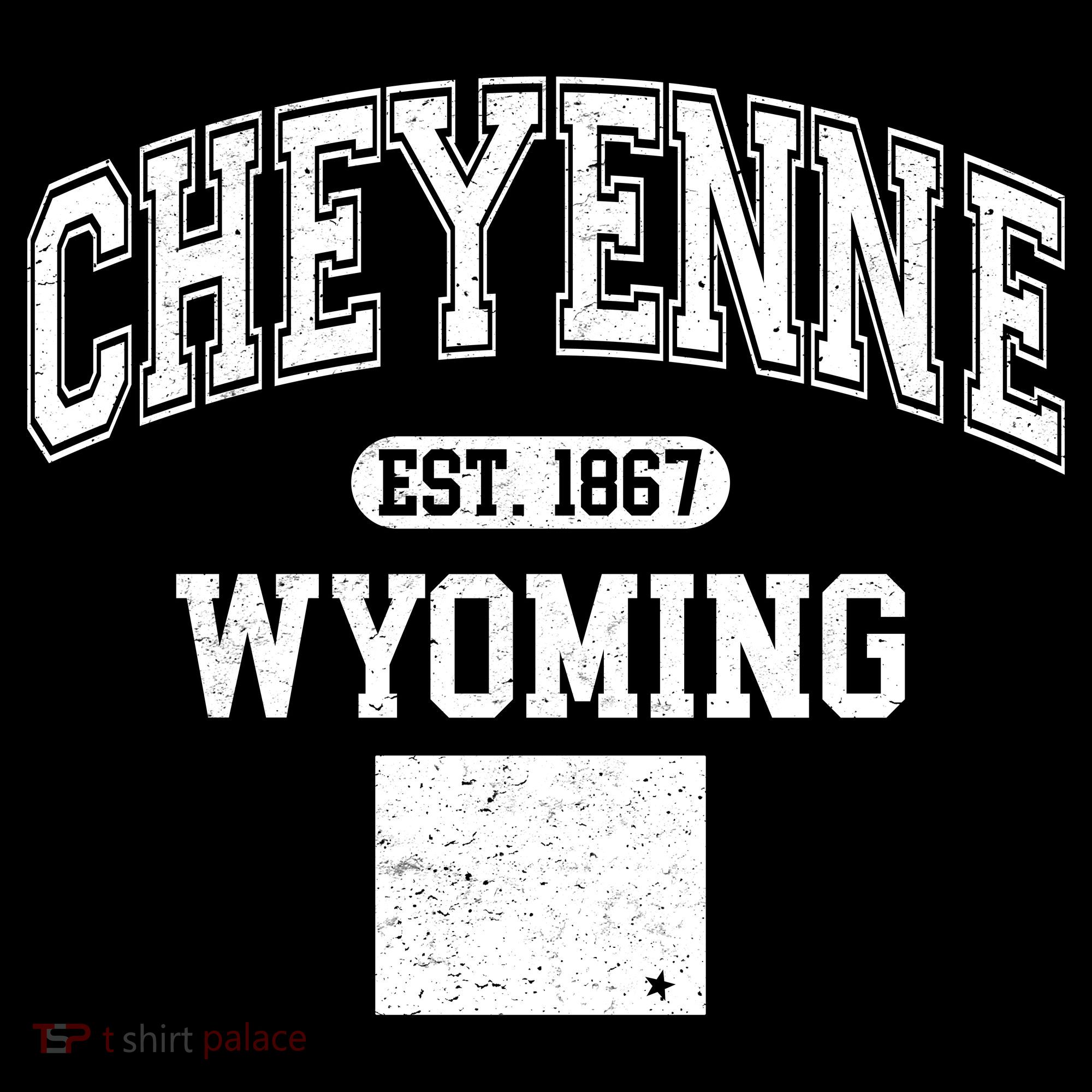 Cheyenne Wyoming Est 1867 Varsity Women's Hoodie