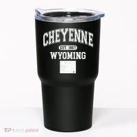Cheyenne Wyoming Est 1867 Varsity Tumbler thumb 0
