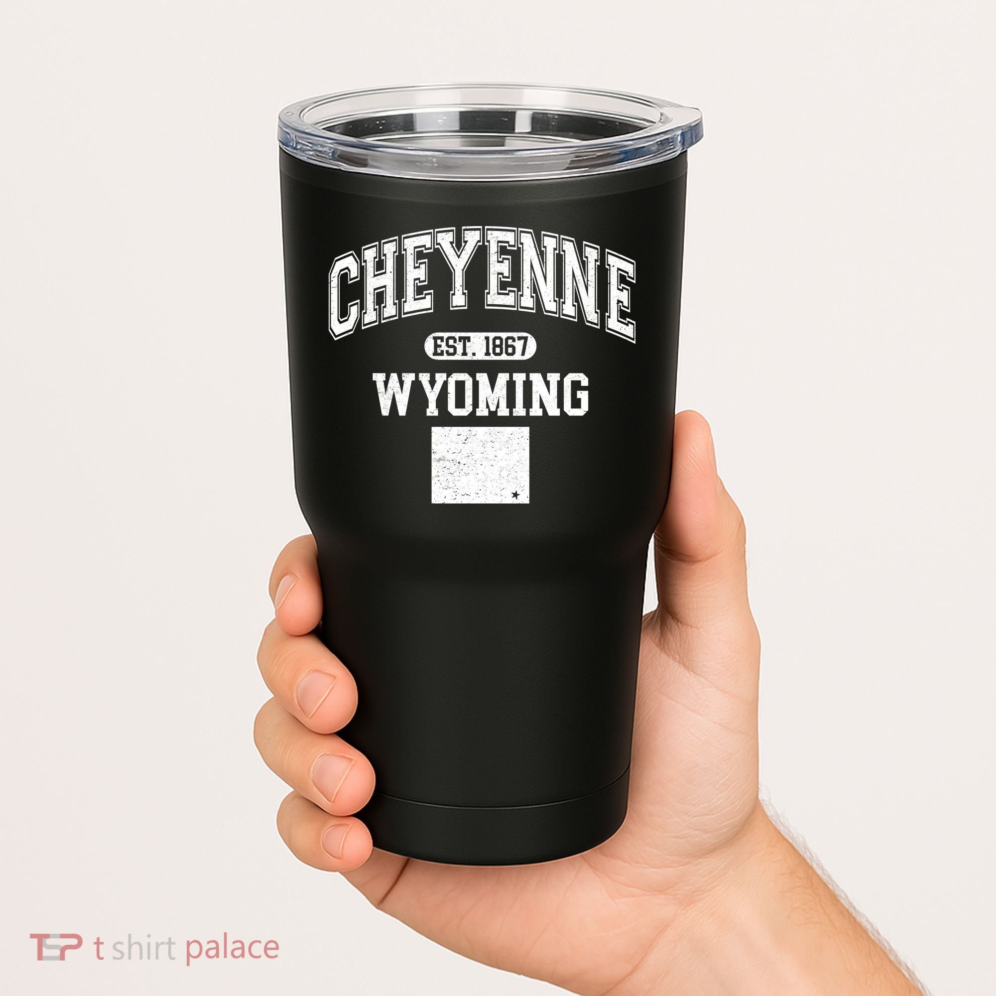 Cheyenne Wyoming Est 1867 Varsity Tumbler