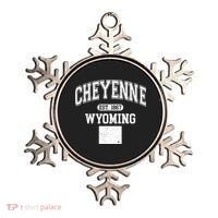 Cheyenne Wyoming Est 1867 Varsity Ornament thumb 0