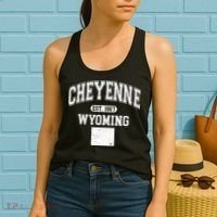 Cheyenne Wyoming Est 1867 Varsity Women's Tank Top thumb 2