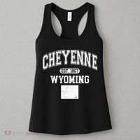 Cheyenne Wyoming Est 1867 Varsity Women's Tank Top thumb 3