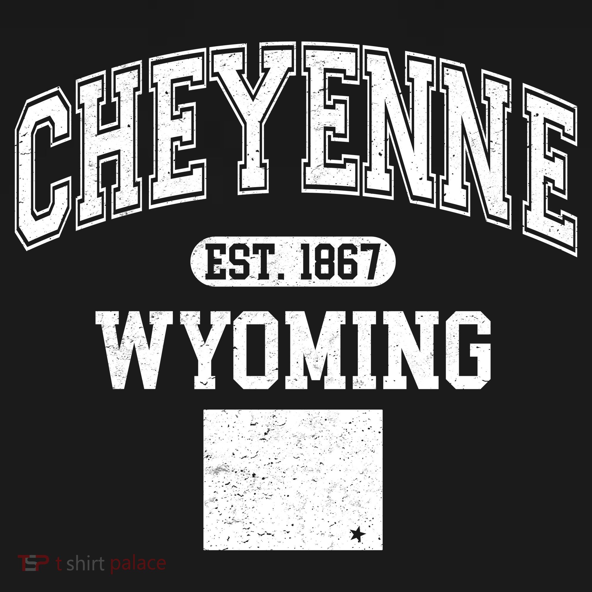 Cheyenne Wyoming Est 1867 Varsity Women's Tank Top