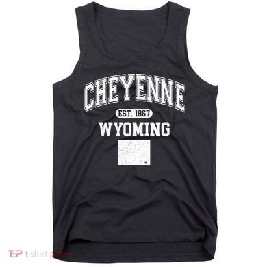 Cheyenne Wyoming Est 1867 Varsity Tank Top