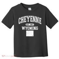 Cheyenne Wyoming Est 1867 Varsity Toddler T-Shirt thumb 0